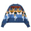 Sweet House Bunny Embroidery Funny Sweater 1