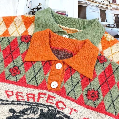 A Perfect Day Embroidery Knitted Sweater