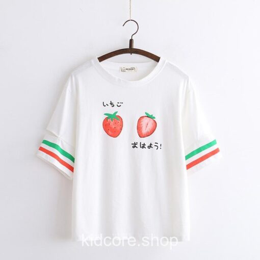 Japanese Strawberry Harajuku T-Shirt