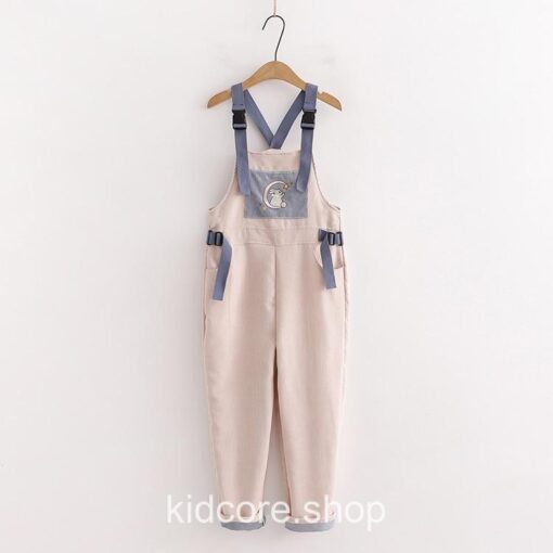 Kidcore Bunny Moon Cute Jumpsuit Pant