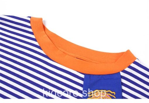Playful Summer Striped Colorful T-shirt