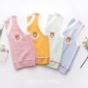 Wing Bear Embroidery Sweater Vest