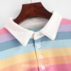 Kidcore Aesthetic Long Sleeve Rainbow Sweatshirt 3