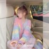 Aesthetic Fairy Rainbow Knitted Sweater Cardigan 4