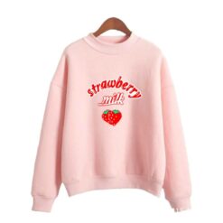 Sweet Korean Harajuku Kawaii Strawberry Hoodie (Many Colors) 1