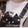 Cartoon Cute Cat Embroidery Suspender Dress 11
