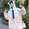 Aesthetic Cute Cat Paw Zipper Hooded Jacket with Ears 3