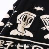 Preppy Cartoon Weird Embroidery Knitted Sweater 13