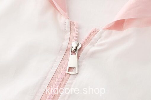 Kidcore Strawberry Print Thin Zipper Hooded Jacket 10