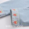 Strawberry Embroidery Kidcore Sweet Washed Casual Jean 9