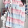Striped Japanese Kawaii Rainbow Long Sleeve T-Shirt 3