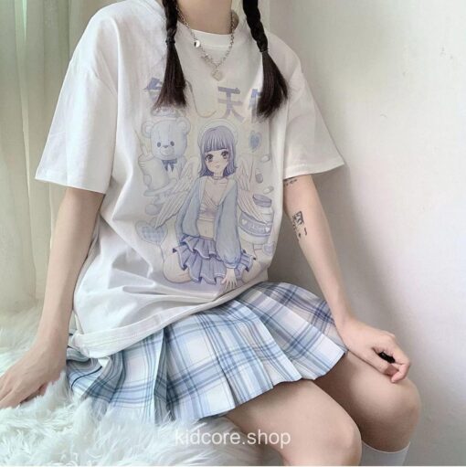 Kidcore Japanese Kawaii Angel Cute T-shirt 19