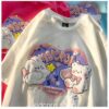 Harajuku Cartoon Bear Print Kidcore T-Shirt 10