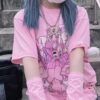 Harajuku Tee Top Streetwear Cute Girl T-shirt 3