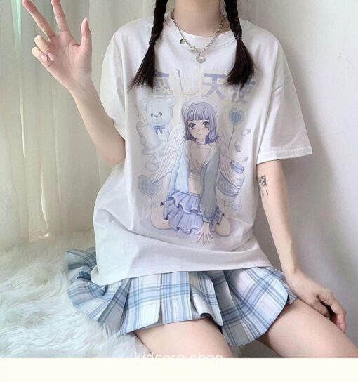 Kidcore Japanese Kawaii Angel Cute T-shirt 18