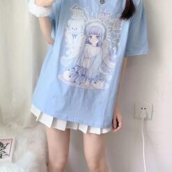 Kidcore Japanese Kawaii Angel Cute T-shirt 1