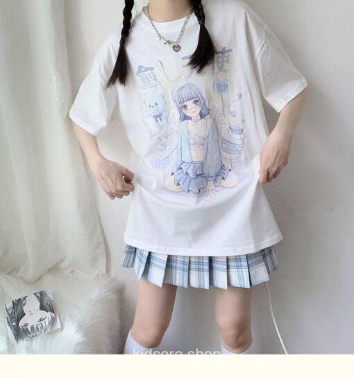 Kidcore Japanese Kawaii Angel Cute T-shirt 15