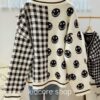 Kidcore Knitting Coat Loose Korean Style Cardigan Sweater 3