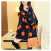 Cute Orange Apple Fruit Kidcore Sweater 9