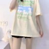 Kawaii Sheep Print Short Sleeve Harajuku Kidcore T-shirt 4