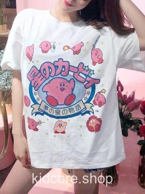 Harajuku Kawaii Anime Cute Kidcore T-shirt 4